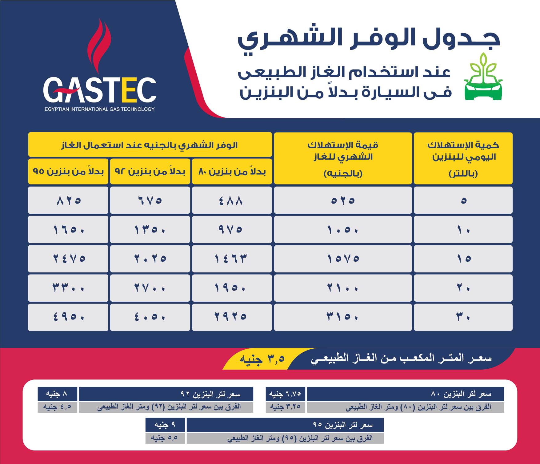 سعر لتر البنزين في مصر